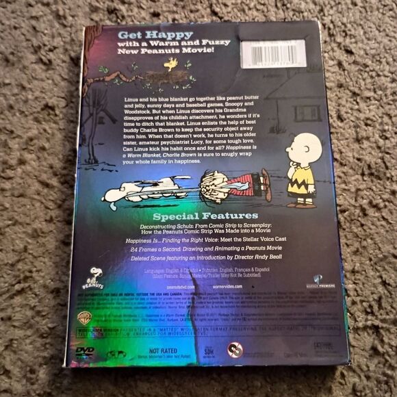 Peanuts Charlie Brown - Happiness Is A Warm Blanket DVD PRE-OWNED - Picture 4 of 4